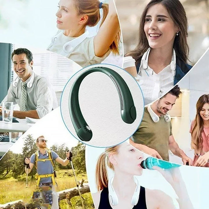 Hands-Free Portable Bladeless Neck Fan | Bowlift