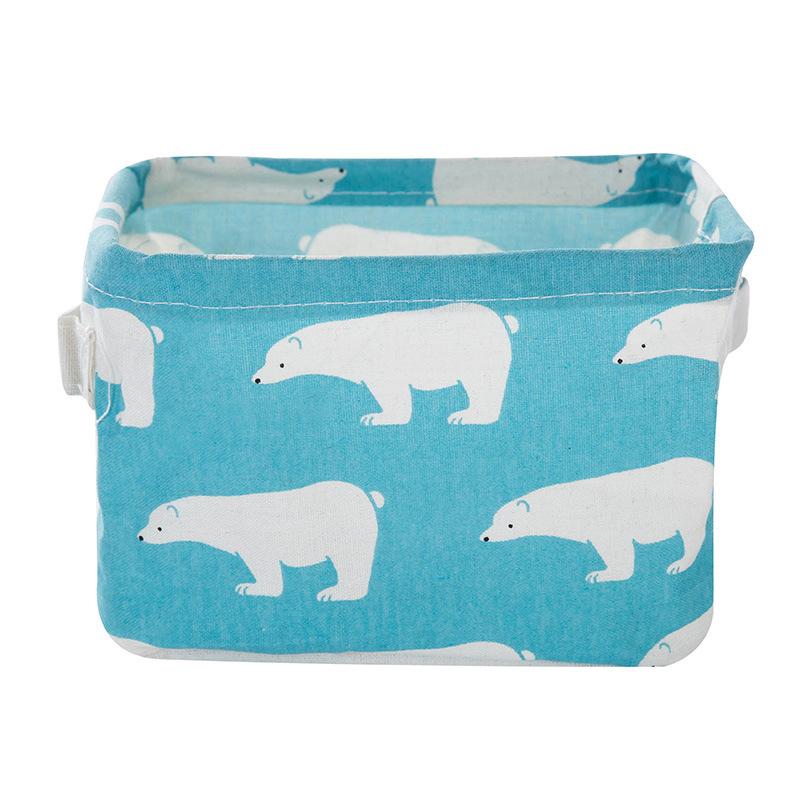 BowLift | Foldable Cotton Fabric Storage Basket