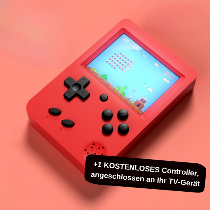 BowLift | Retro Handheld Gaming Console | 400+ Classic Games | Compact & Portable Design | PixelPlay