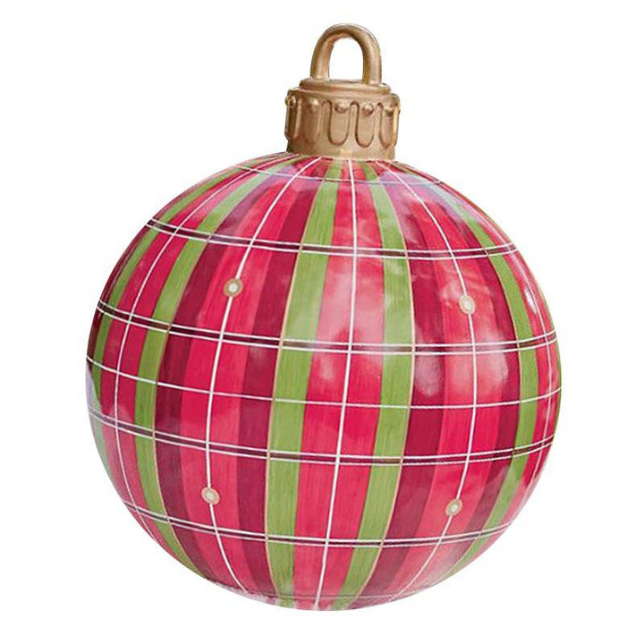 BowLift | Inflatable Christmas Ball Outdoor Decorated