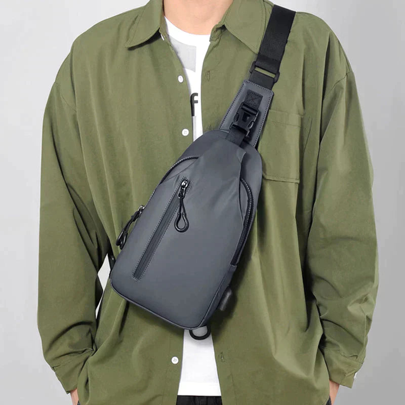 UrbanShield Waterproof Shoulder Bag with Anti-Theft Design | Bowlift