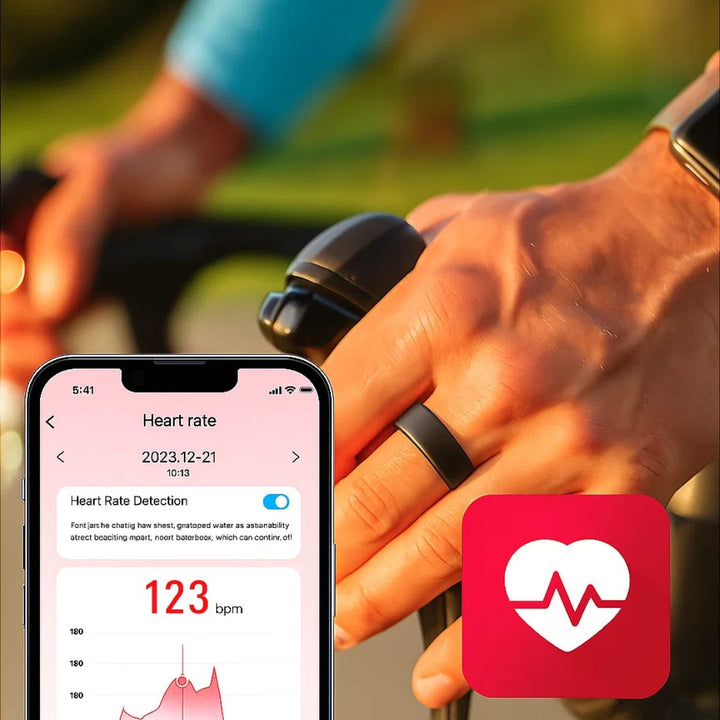 BowLift | Smart Ring Sleep & Wellness Tracker - Waterproof Fitness Tracker Ring for Active Lifestyles - Health Monitoring Device