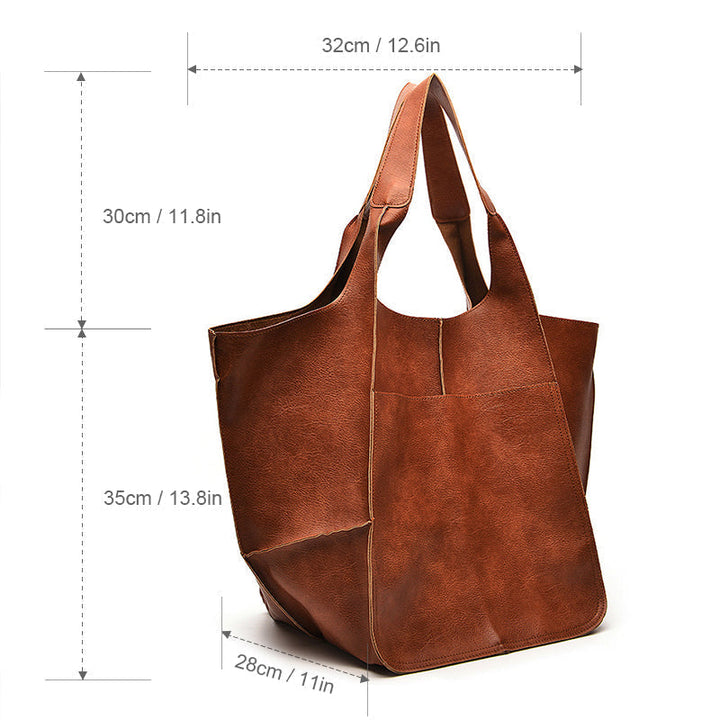 BowLift | Oversized Leather Tote