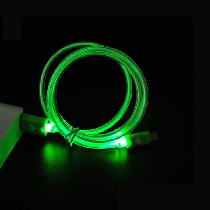 BowLift | LED USB Cable - LED Flowing Visible Light Up Luminescent Smart Charge