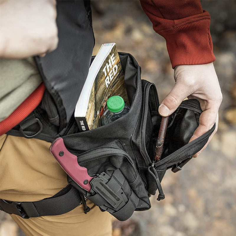BowLift | Nylon Waterproof Men Tactical Waist Pack Leg Travel Belt Bag