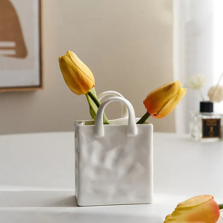 BowLift | Tote-Style Ceramic Vase