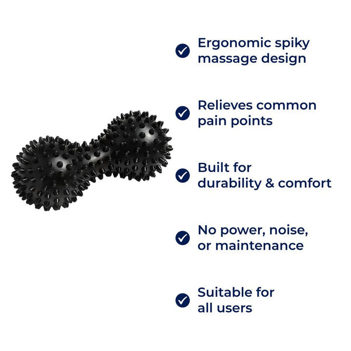 Deep Tissue Muscle Relief – Firm Spiky Dual-Ball Design – Faster Recovery for Active Lifestyle Bowlift