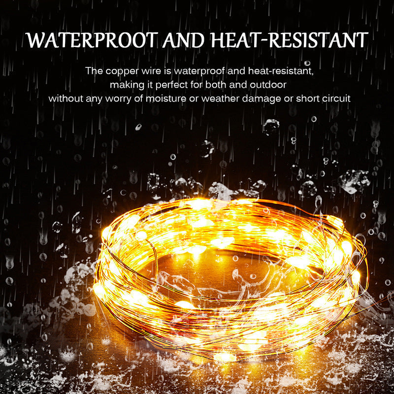 USB Remote Control Copper Wire Light String for Holiday Decoration | Bowlift