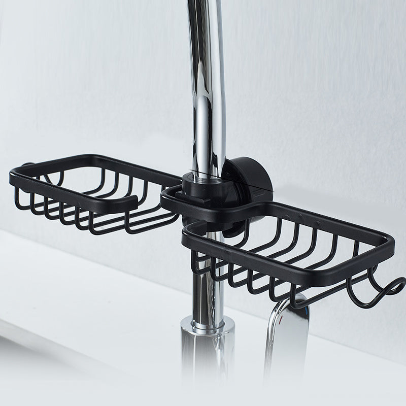 BowLift | Shower holder for Shampoo & Soap – Stainless Aluminium – Silver or Black – No Drilling