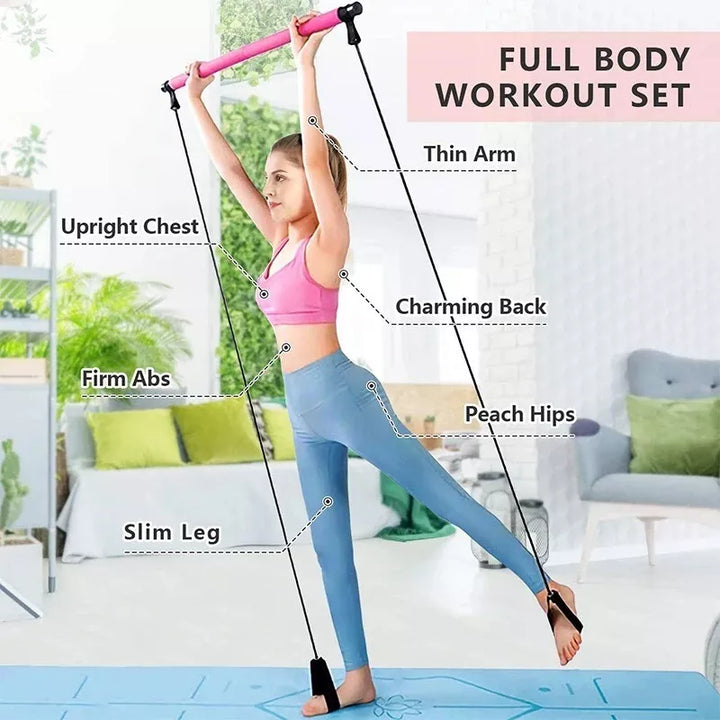 BowLift | Multi-Functional Pilates Bar – Home Gym & Resistance Training Kit
