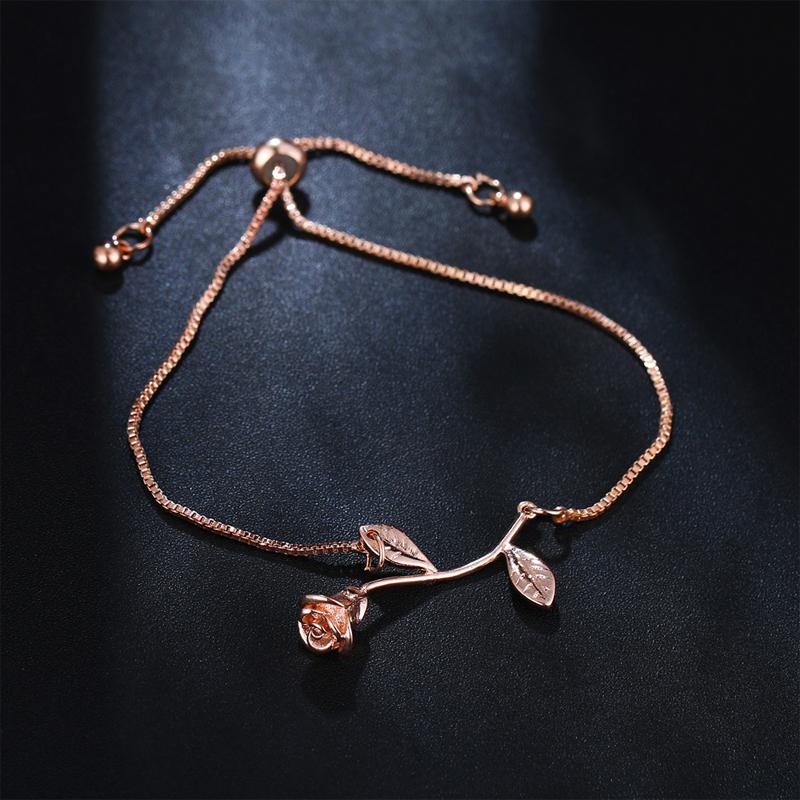 BowLift | Rose Flower Charm Bracelet