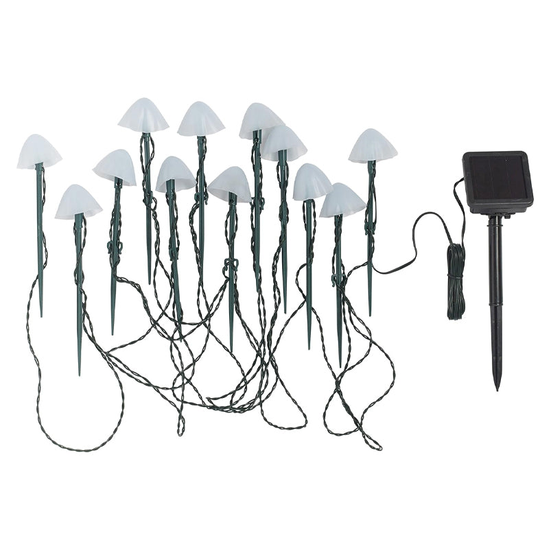 BowLift | LED Solar String Lights Ground Stake Mushroom Lights