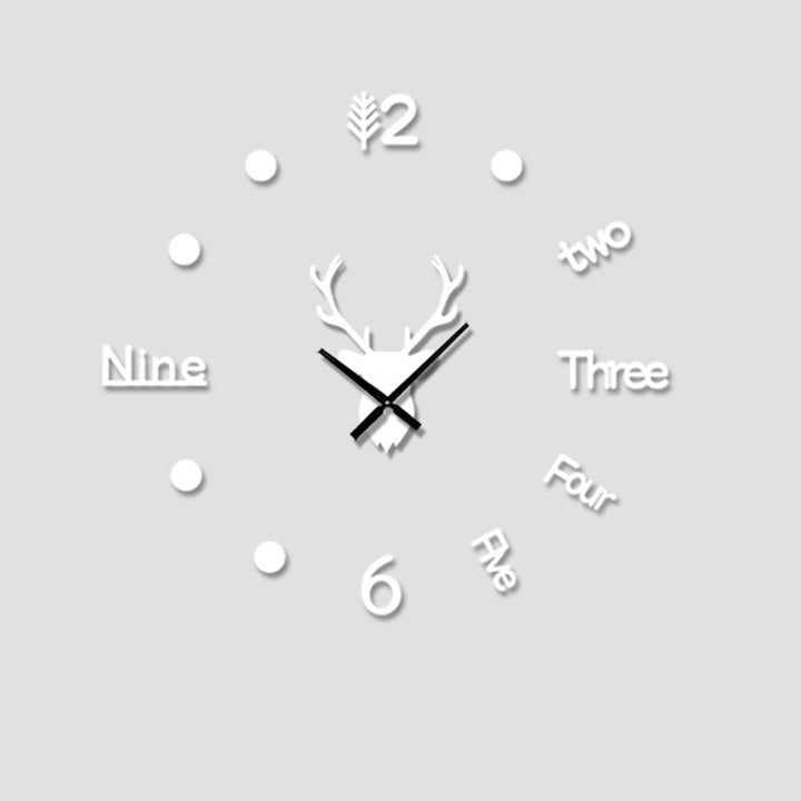 3D Creative Acrylic Hanging Clock | Bowlift