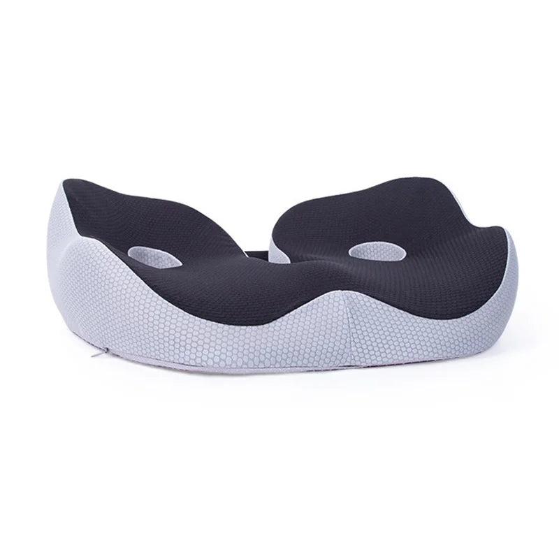 BowLift | Adjustable Memory Foam Seat Cushion for Sit Bone Relief | Ergonomic Design for Office Chair and Car Use