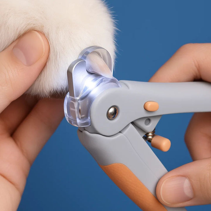PawSure | Pet Nail Clipper - Quick Sensor - LED Light - Safety Guard - Stainless Steel Blades - Safe, Easy and Precise Nail Trimming Bowlift