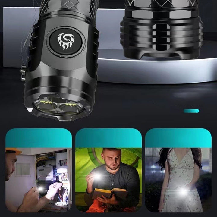 BowLift | Mini flashlight with three-eyed monster