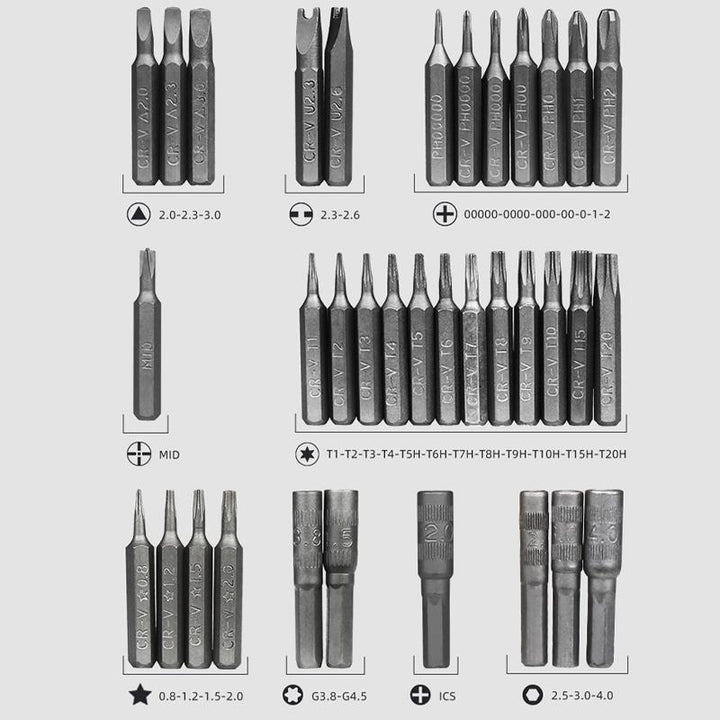 BowLift | 63 in 1 Precision Screwdriver Set