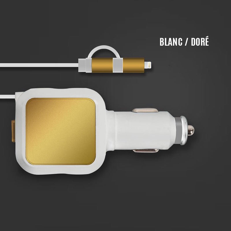 Ciaovie Car Charger Multi with Retractable Charging Cable | Bowlift