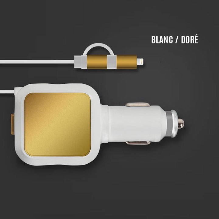 Ciaovie Car Charger Multi with Retractable Charging Cable | Bowlift