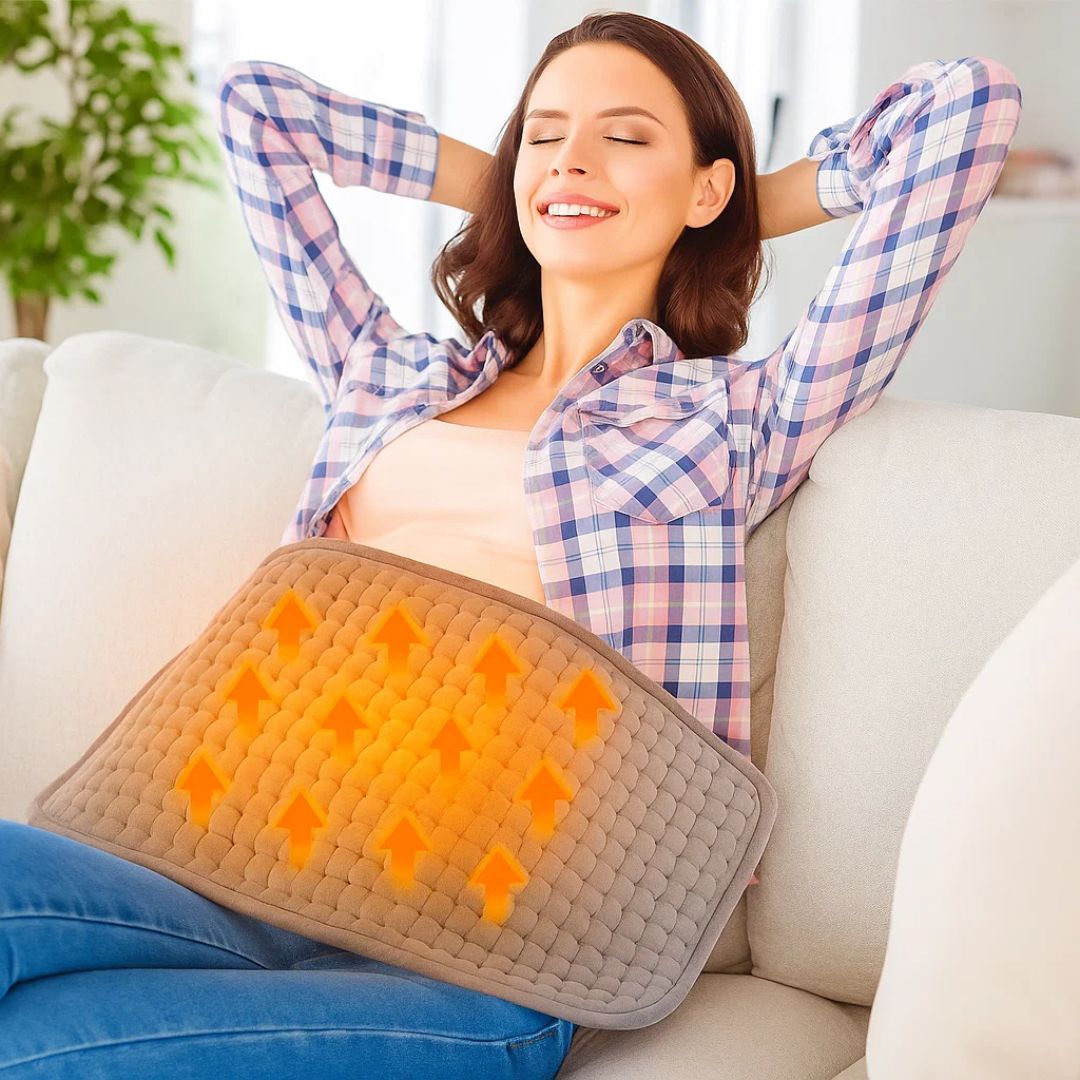 ThermaEase | Portable Heating Pad – Adjustable Heat – Targeted Relief for Muscle & Joint Pain – Cramps – Stress Bowlift