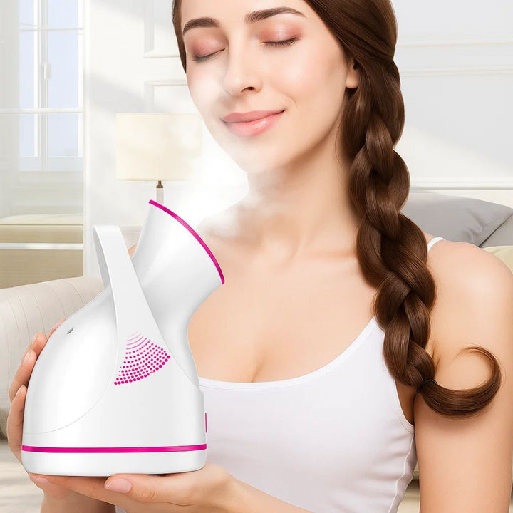 PureGlow | Professional Facial Steamer – Deeply Hydrates, Opens Pores, Boosts Circulation & Soothes Skin – Face Humidifier & Detox Tool Bowlift