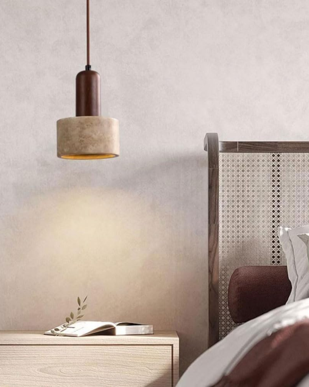 BowLift | Stylish Pendant Lamp with Stone Effect