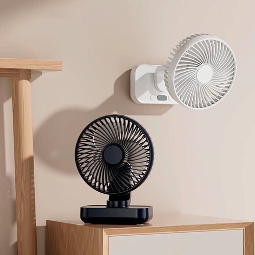Portable Rechargeable USB Desk Fan with 4 Speeds | Bowlift