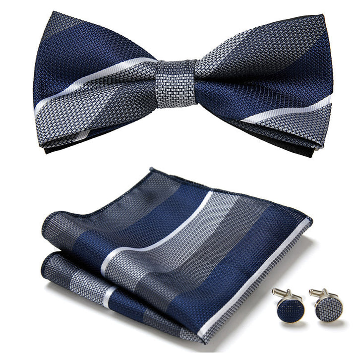 Three-piece set with stylish bow ties Bowlift