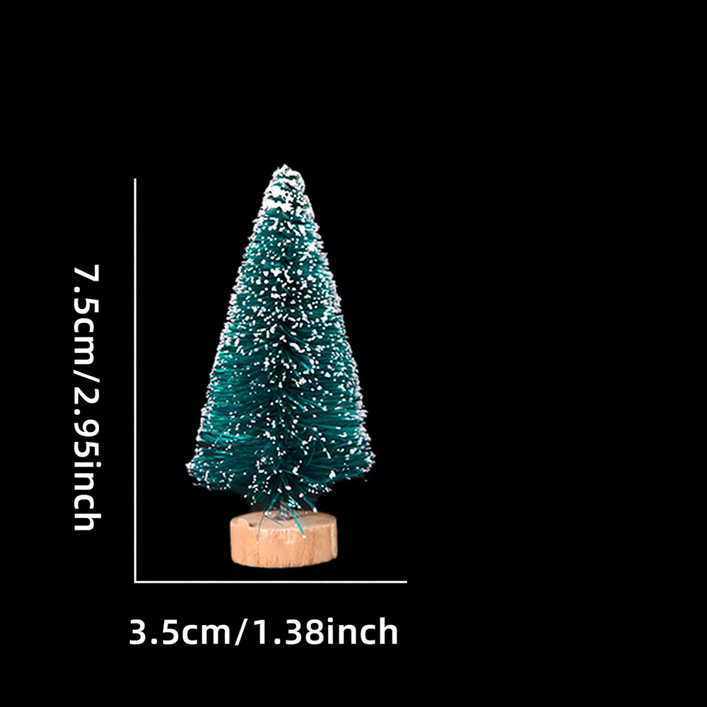 Mini Christmas tree made of sisal for table decoration
