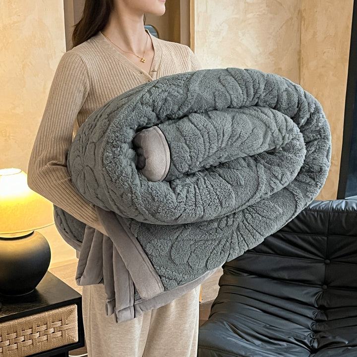 European Jacquard Throw Blanket, double-sided, various sizes