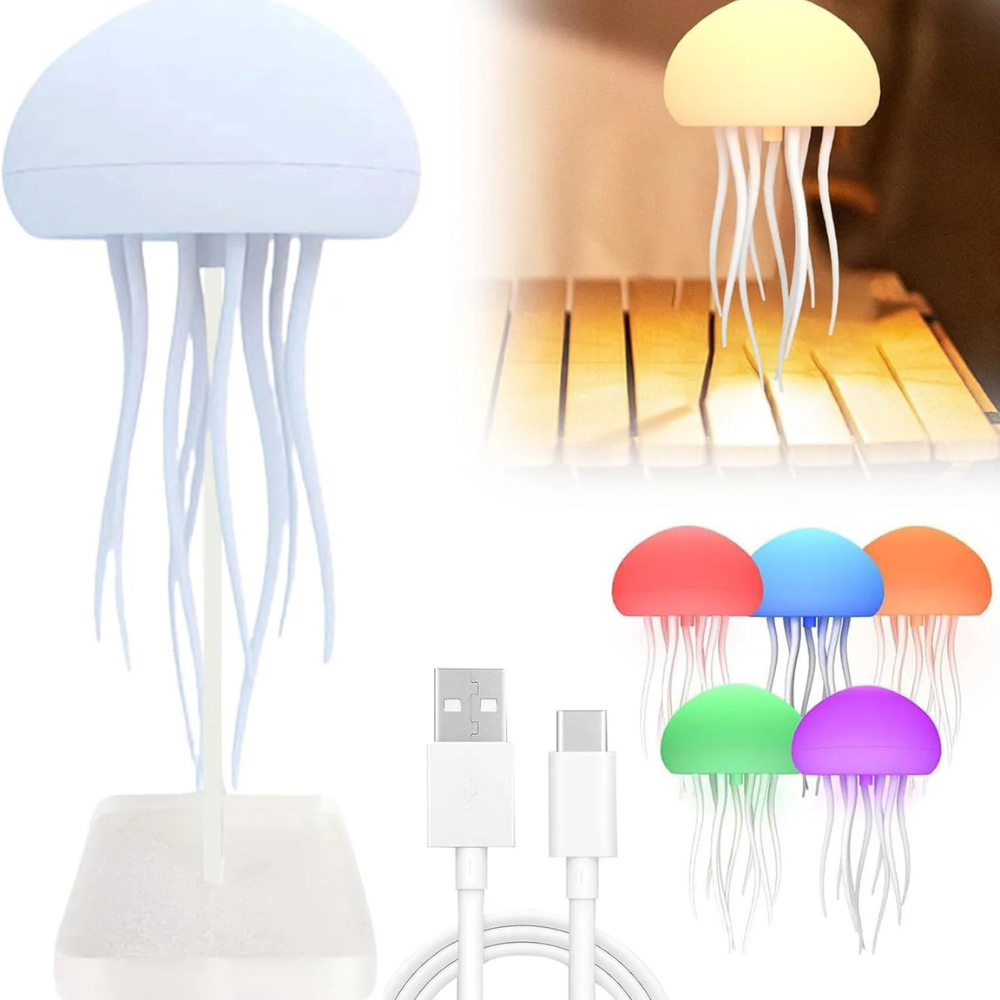 BowLift | LED Jellyfish Lamp Mood Light Rechargeable Soothing Ambient