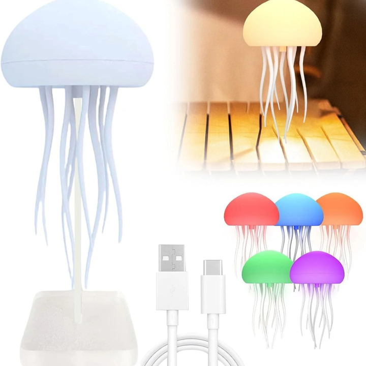 BowLift | LED Jellyfish Lamp Mood Light Rechargeable Soothing Ambient