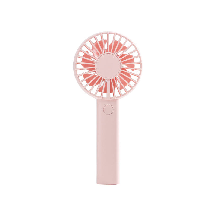 Unisex portable battery-operated mini hand fan with one-button operation and protected fan grill Bowlift