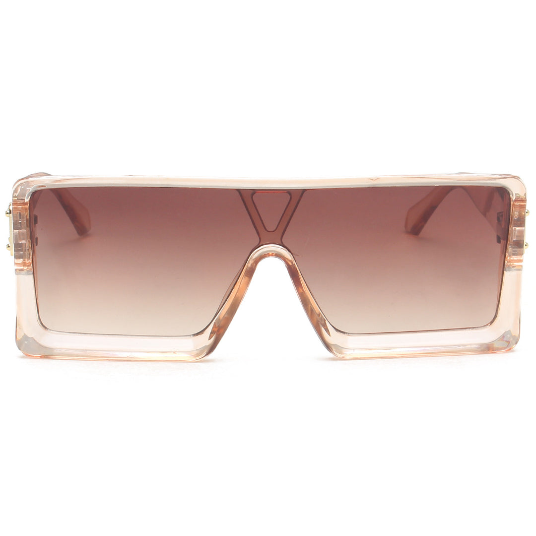 Ladies large, square sunglasses with continuous gradient Bowlift