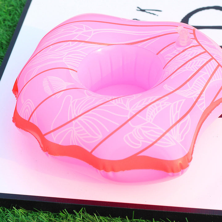 Ladies Inflatable Pool Ring with Floral Patterns Bowlift