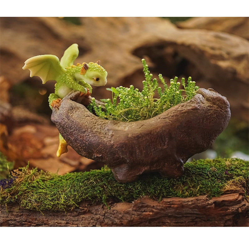 Decorative Fantasy Dragon Planter