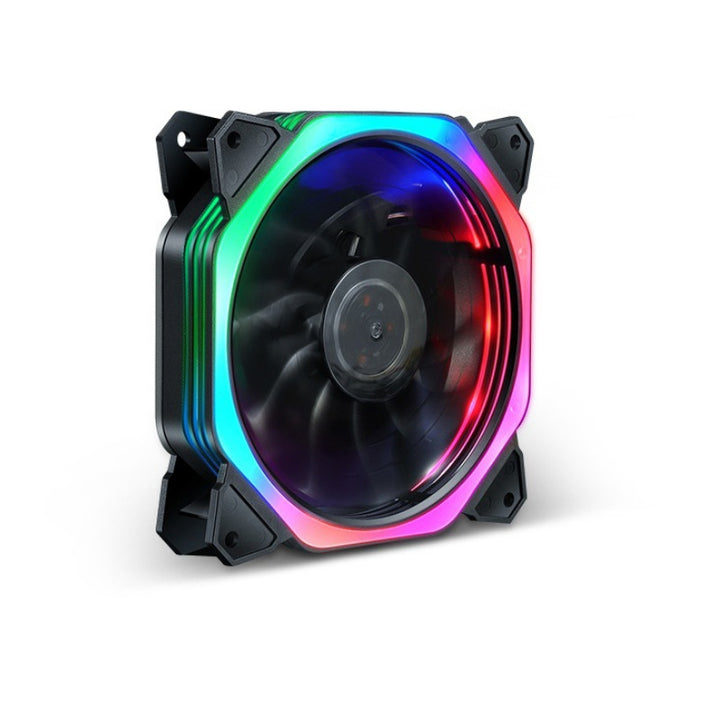 Rgb cooling fan with quiet operation and high air circulation Bowlift