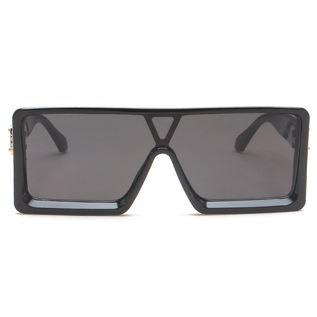 Ladies large, square sunglasses with continuous gradient Bowlift