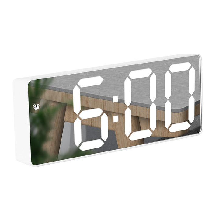 Digital Alarm Clock with Large LED Display Bowlift