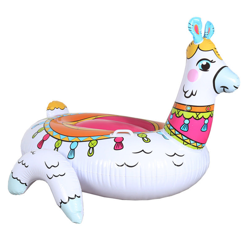 Women Inflatable Llama Swimming Pool with Seating Comfort Bowlift
