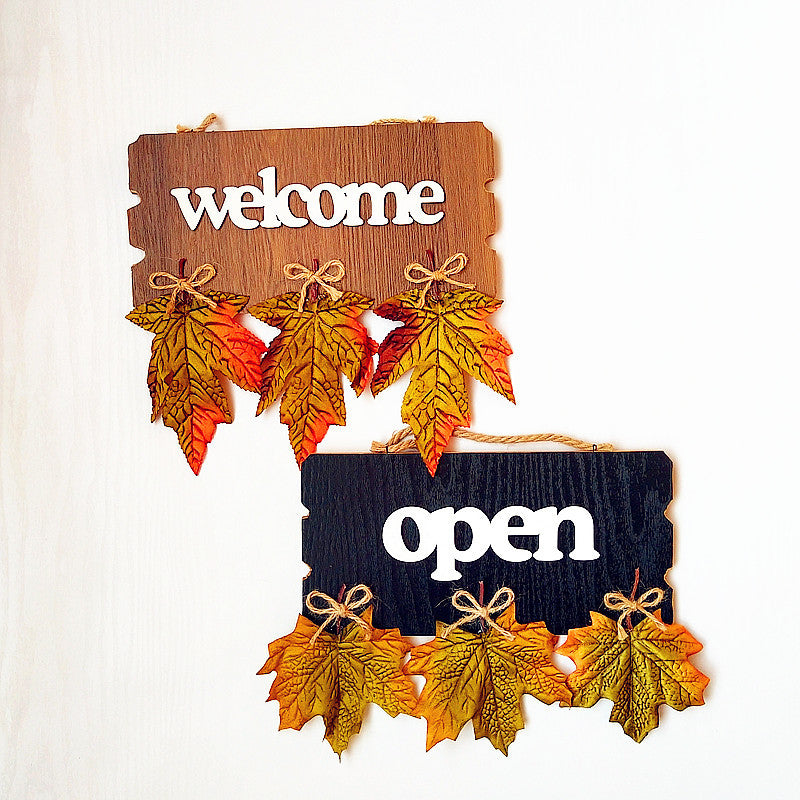 Rustic Decorative Hanging Sign Set