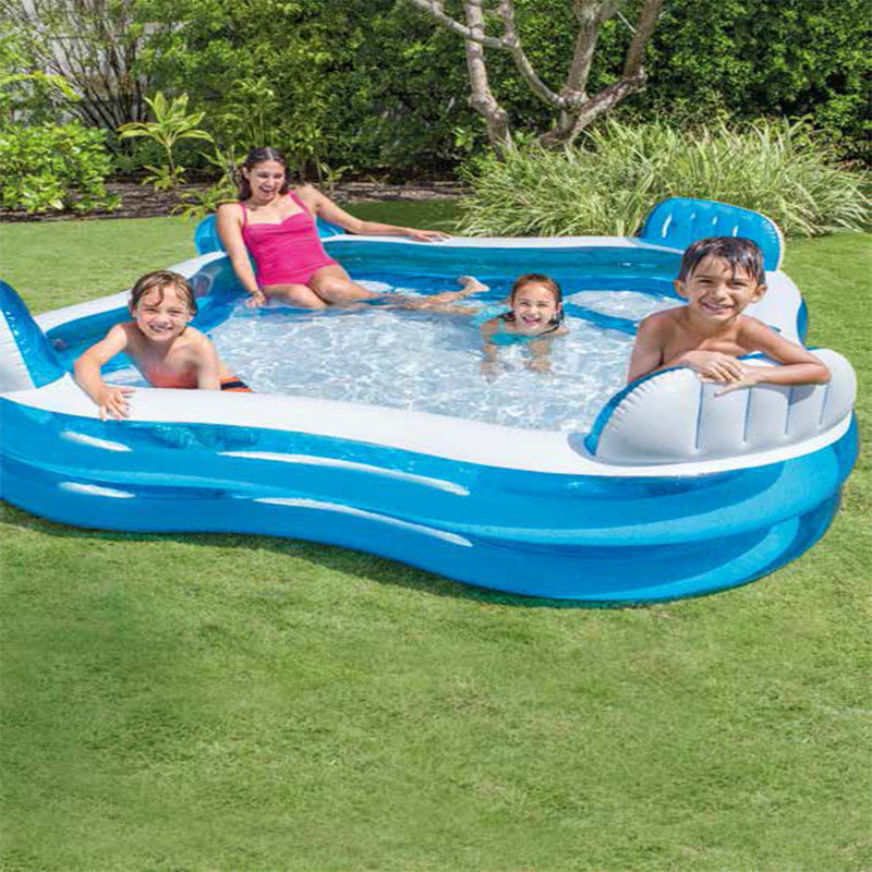 Ladies Inflatable Lounge Bathtub with Integrated Lounge Areas Bowlift