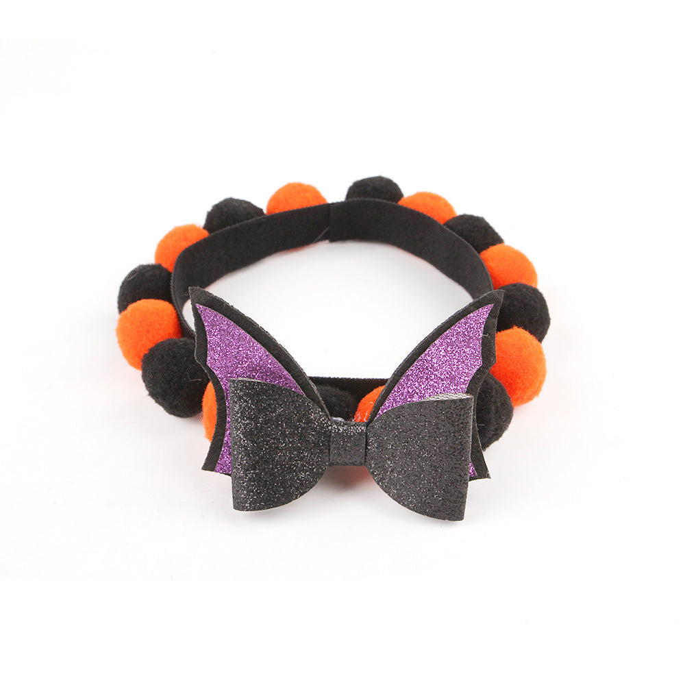 BowLift | Halloween Pet Collar – Adjustable Dog and Cat Neck with Pumpkin and Skull Designs