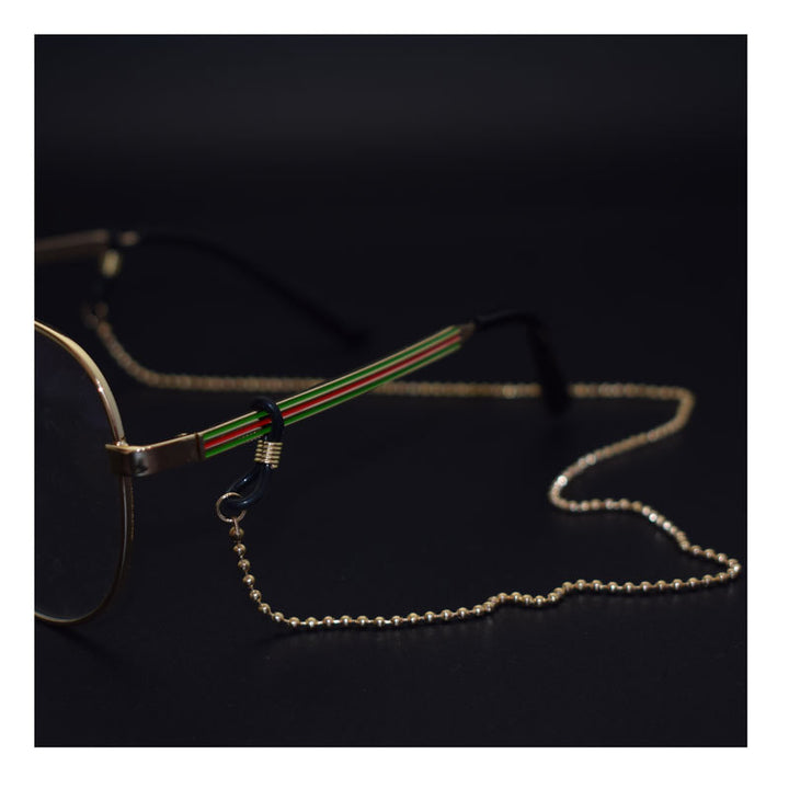 Beaded Eyewear Chain with Unique Fastening Bowlift