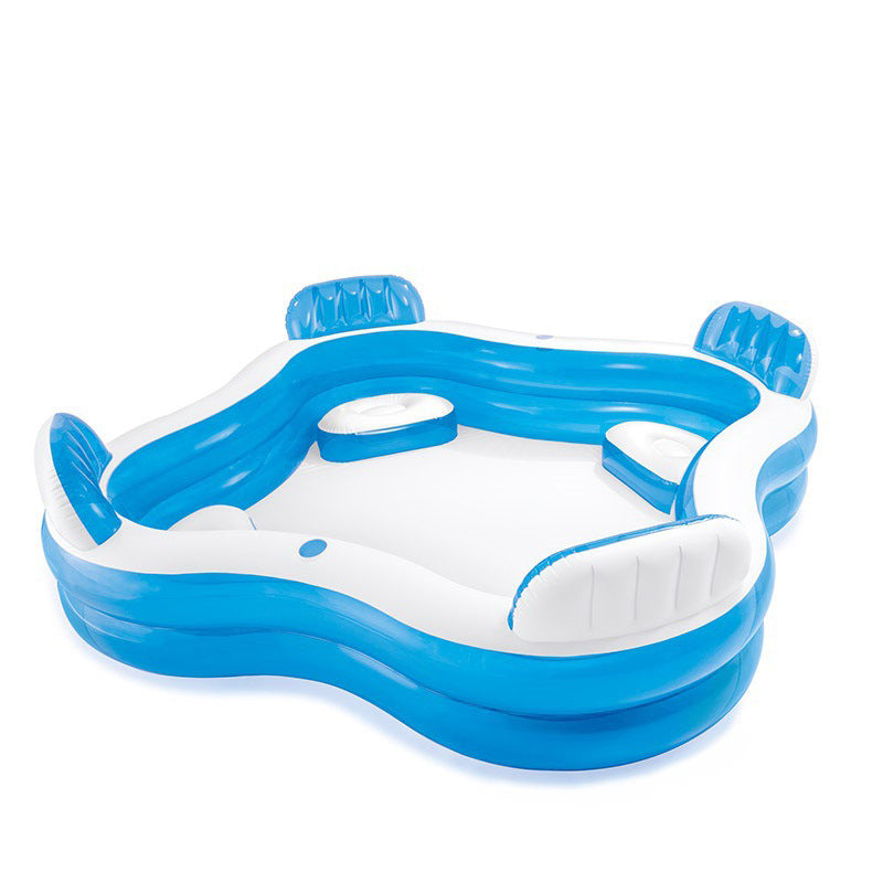 Women Inflatable Lounge Bathtub with Integrated Lounging Areas Bowlift