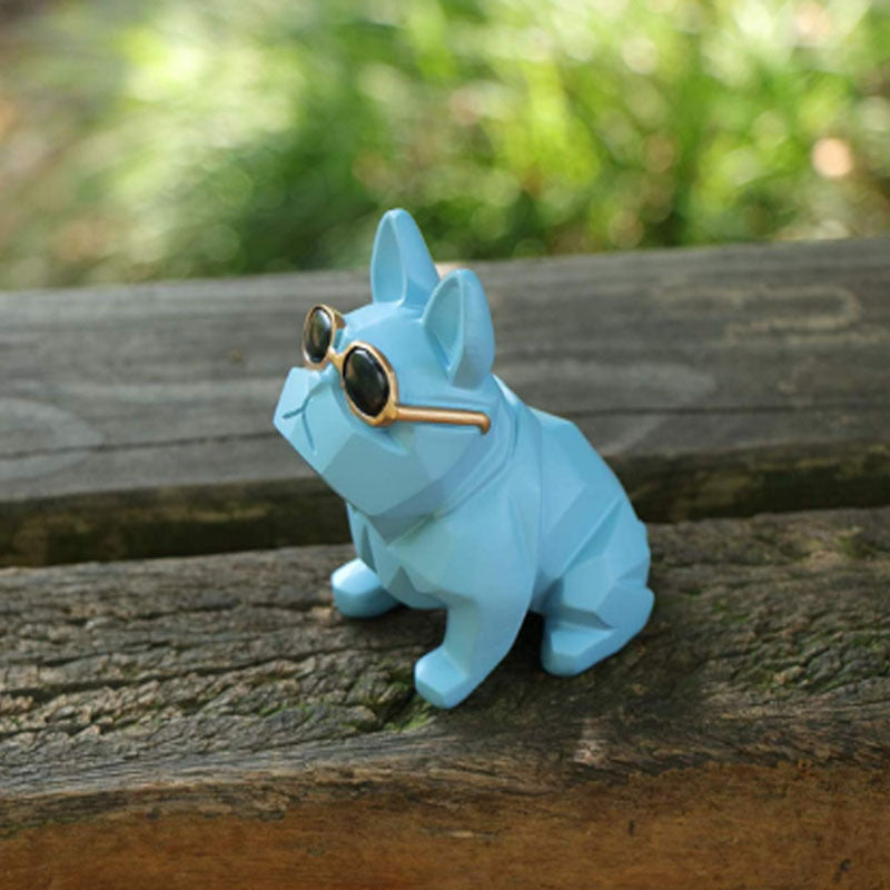 Whimsical French Bulldog Figurine