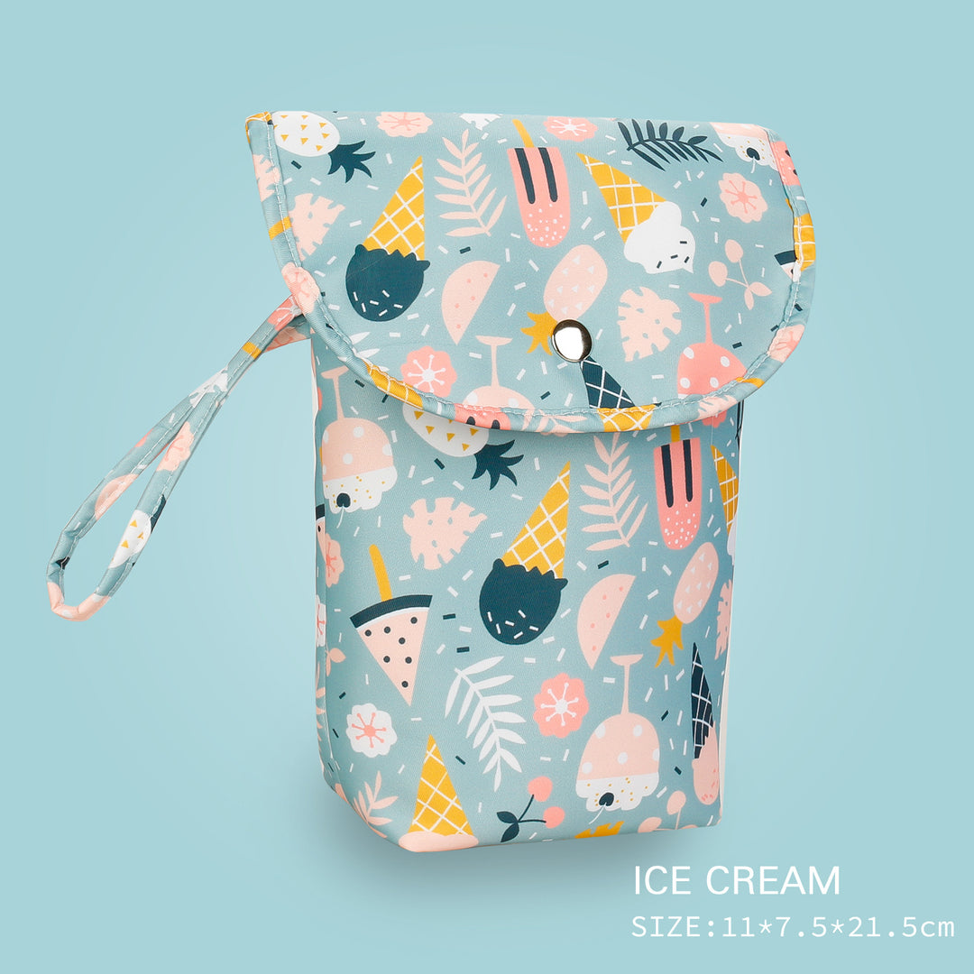 Cooler bag with cheerful lemon pattern Bowlift