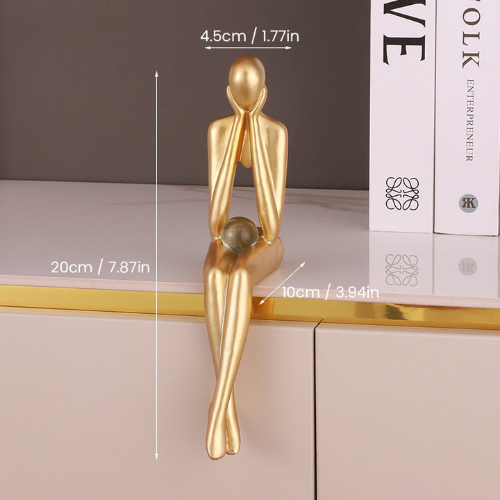 Abstract Figure Art Ornament | Bowlift
