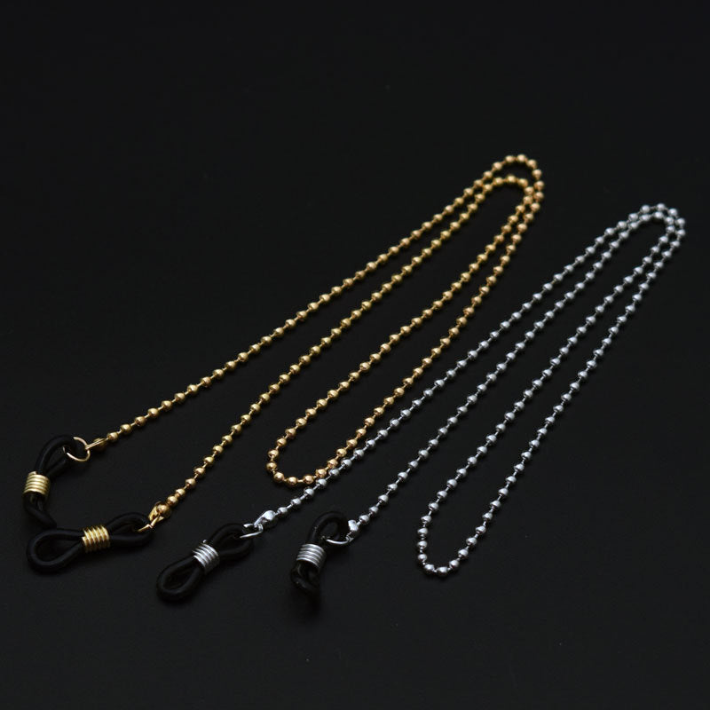 Beaded Eyewear Chain with Unique Fastening Bowlift