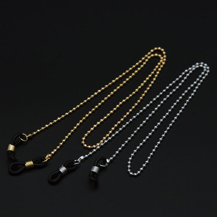 Beaded Eyewear Chain with Unique Fastening Bowlift